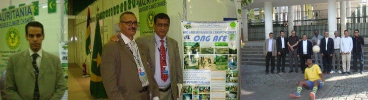 Exposé de l'ONG AFE lors d'une rencontre sur le climat au Brésil
